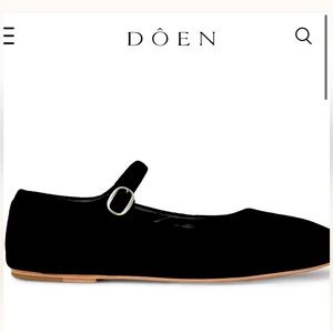 Doen Velvet Mary Jane Slipper